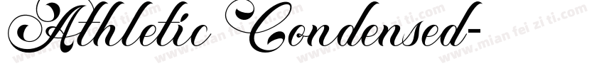 Athletic Condensed字体转换